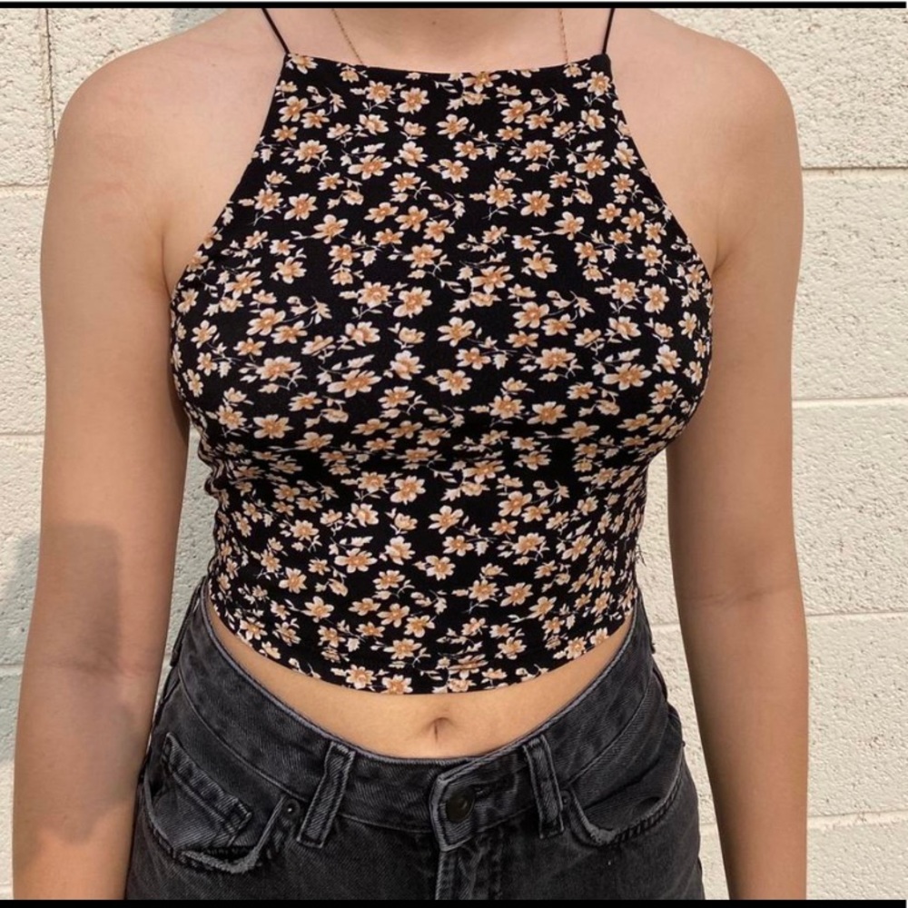 Forever 21 Floral Crop Top (Small)